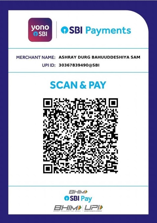 AaSHRAY DURG Multipurpose Charitable Organisation, QR Code